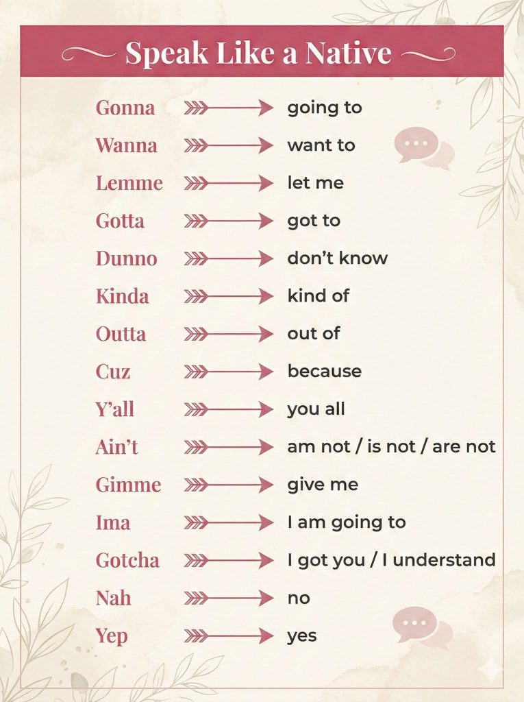 Speak English like a native